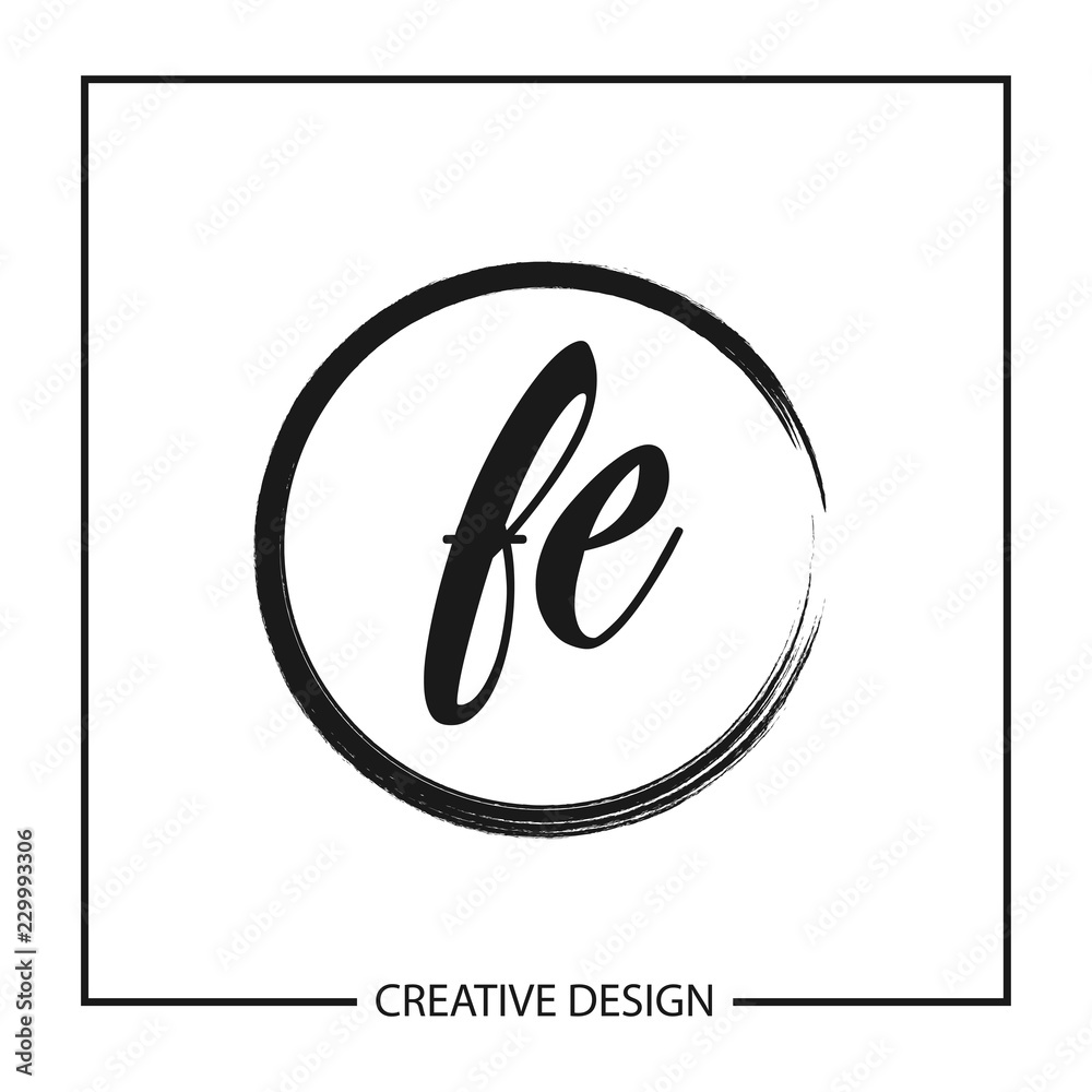 Initial Letter Logo FE Template Design