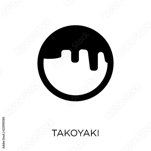 Takoyaki icon. Takoyaki symbol design from Restaurant collection.