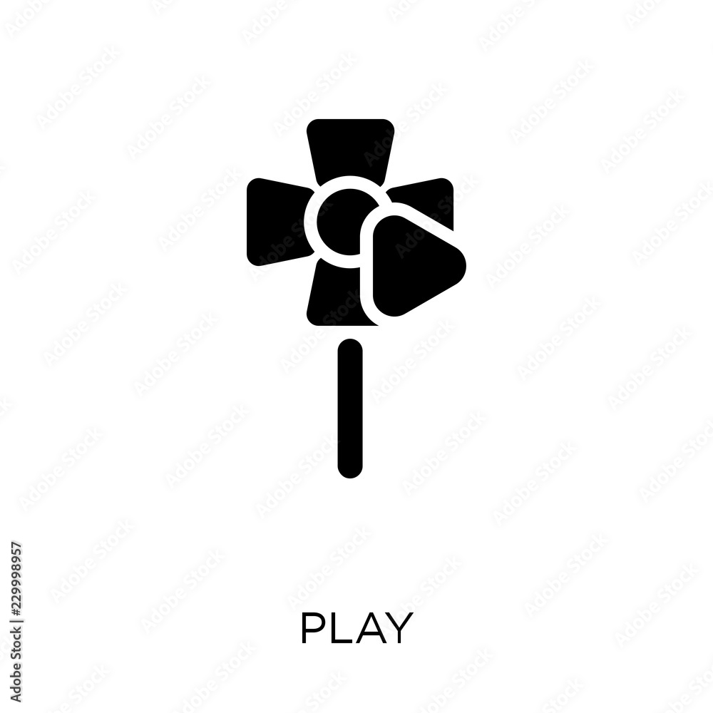 Play icon. Play symbol design from Cinema collection. Play icon. Play symbol design from Cinema collection.