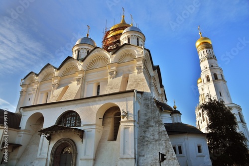 Architecture of Moscow Kremlin.