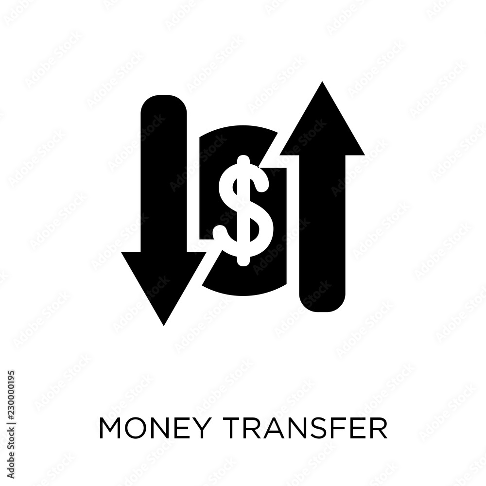 Money transfer icon. Money transfer symbol design from Payment ...