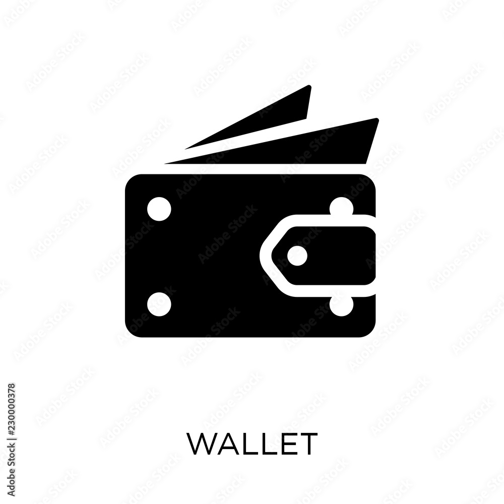 Wallet icon. Wallet symbol design from Payment collection. Wallet icon. Wallet symbol design from Payment collection.