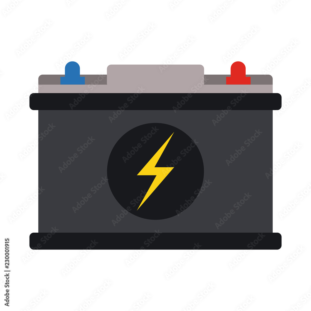 Car battery symbol Car battery symbol