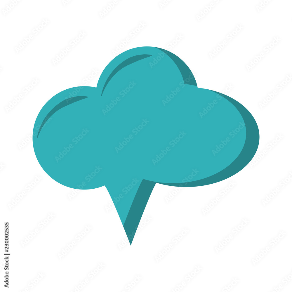 Speech bubble isolated Speech bubble isolated
