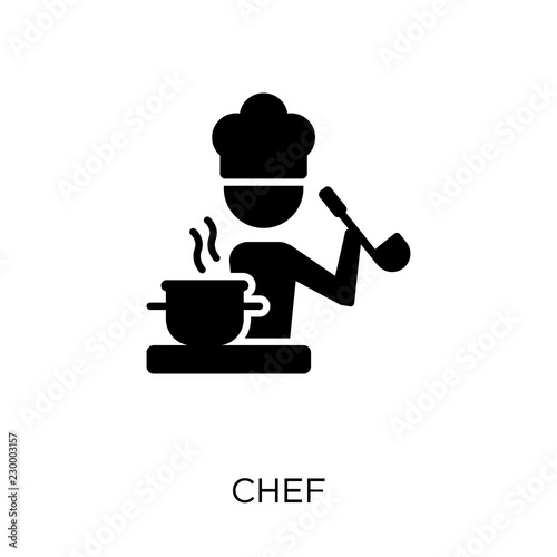 Chef icon. Chef symbol design from Professions collection.