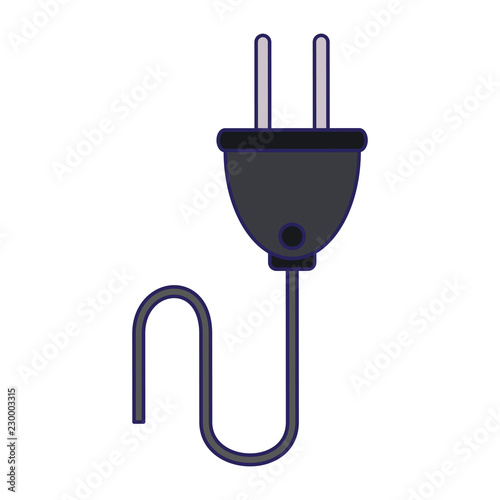 Wire with plug
