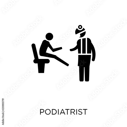 Podiatrist icon. Podiatrist symbol design from Professions collection.
