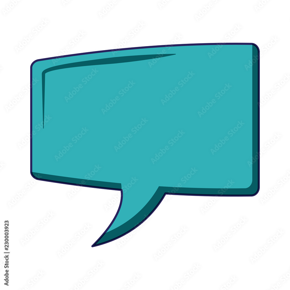 Fototapeta premium Speech bubble isolated