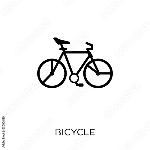 Bicycle icon. Bicycle symbol design from Transportation collection. Simple element vector illustration. Can be used in web and mobile.
