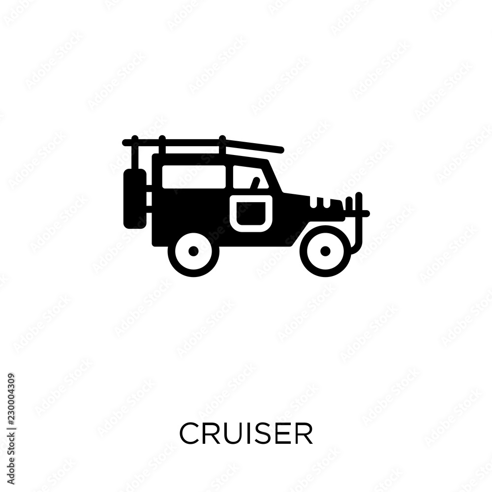 Cruiser icon. Cruiser symbol design from Transportation collection. Simple element vector illustration. Can be used in web and mobile.