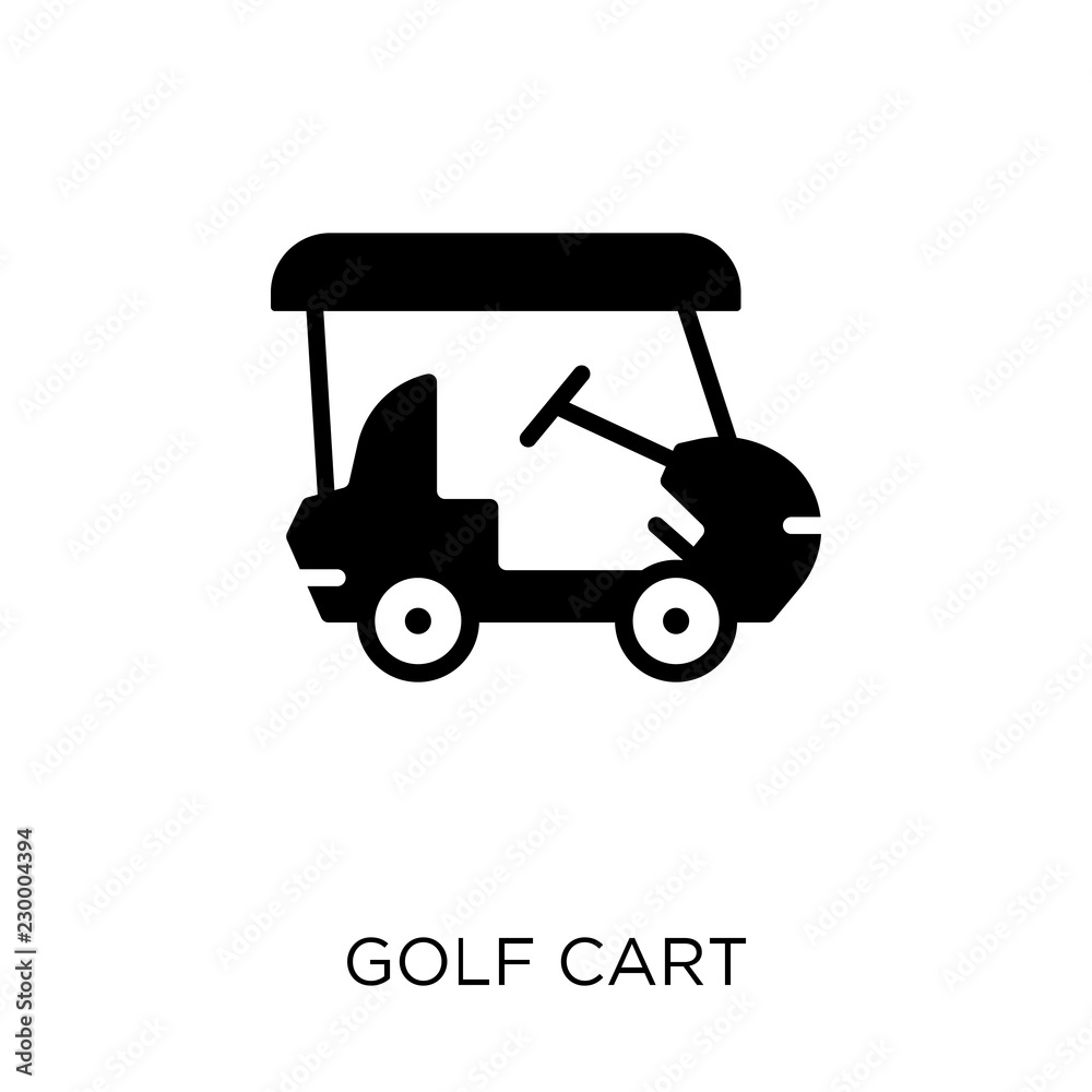 Golf cart icon. Golf cart symbol design from Transportation collection. Simple element vector illustration. Can be used in web and mobile.