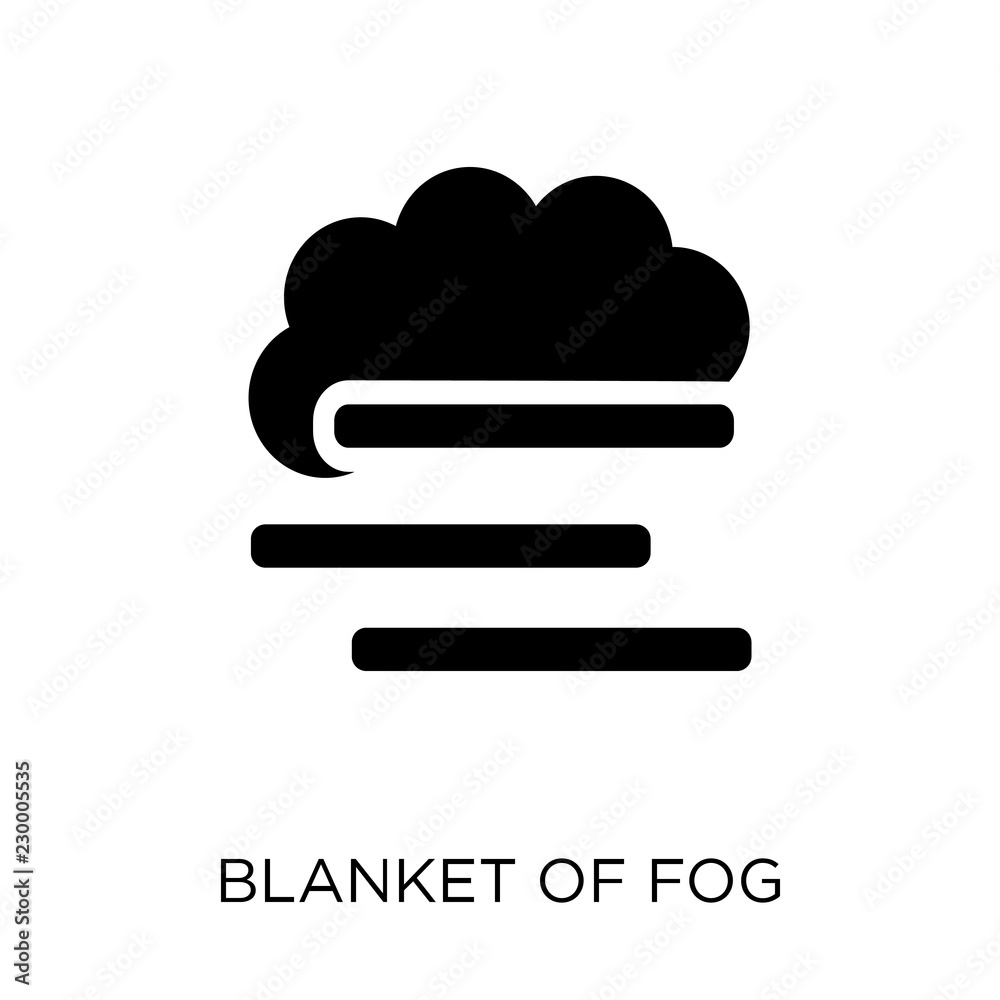 blanket of fog icon. blanket of fog symbol design from Weather collection. blanket of fog icon. blanket of fog symbol design from Weather collection.