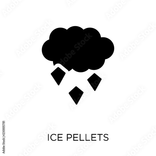 ice pellets icon. ice pellets symbol design from Weather collection. © CoolVectorStock
