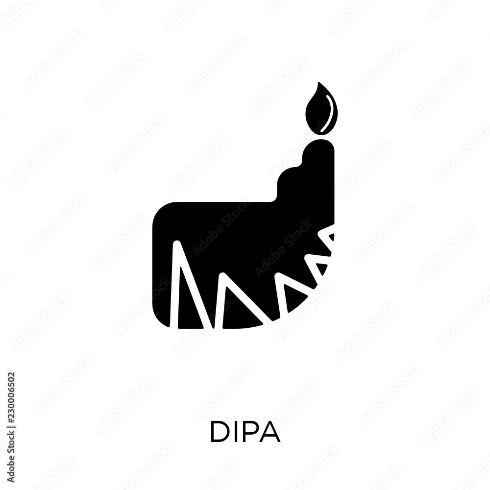 Dipa icon. Dipa symbol design from India collection.