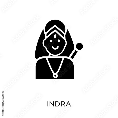 Indra icon. Indra symbol design from India collection.