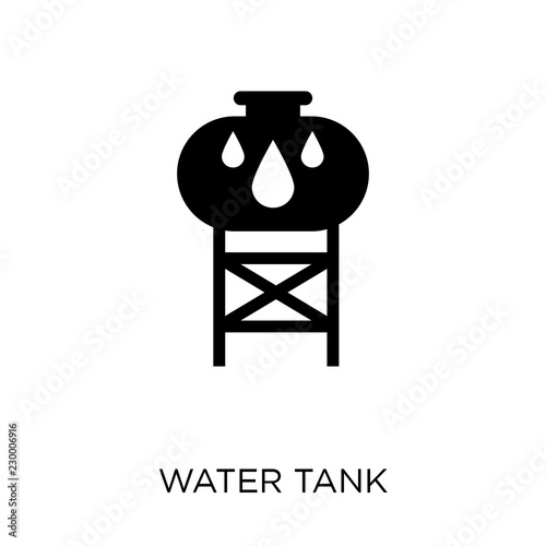 Water tank icon. Water tank symbol design from Industry collection. © CoolVectorStock
