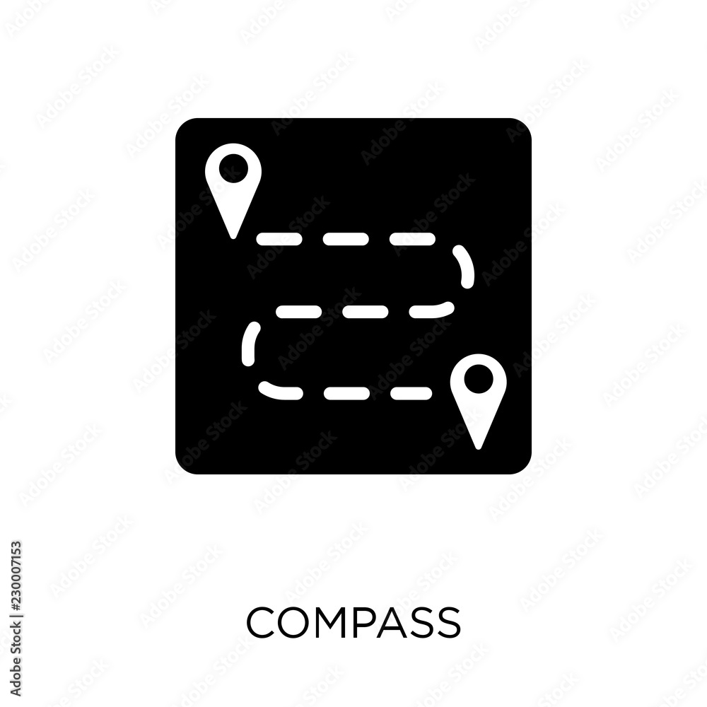 Compass icon. Compass symbol design from Maps and locations collection. Compass icon. Compass symbol design from Maps and locations collection.