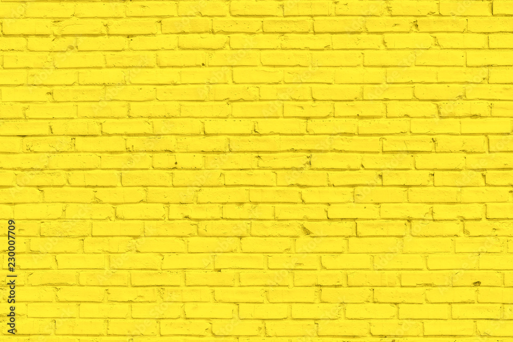 Fototapeta premium Yellow brick wall