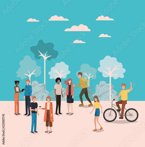 group of person doing activities in the park