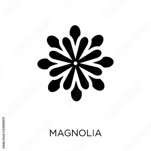 Magnolia icon. Magnolia symbol design from Nature collection.