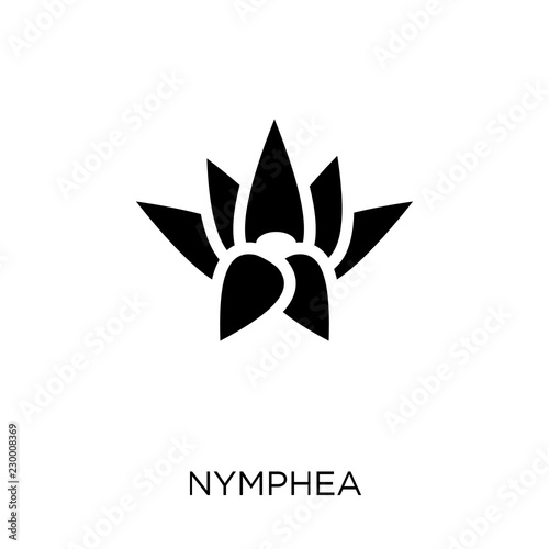 Obraz na płótnie Nymphea icon. Nymphea symbol design from Nature collection.