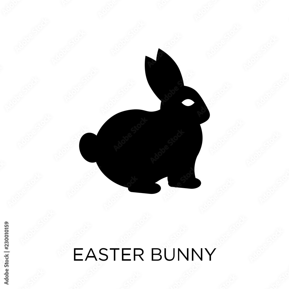 Fototapeta premium Easter bunny icon. Easter bunny symbol design from Religion collection.