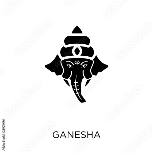 Ganesha icon. Ganesha symbol design from Religion collection.
