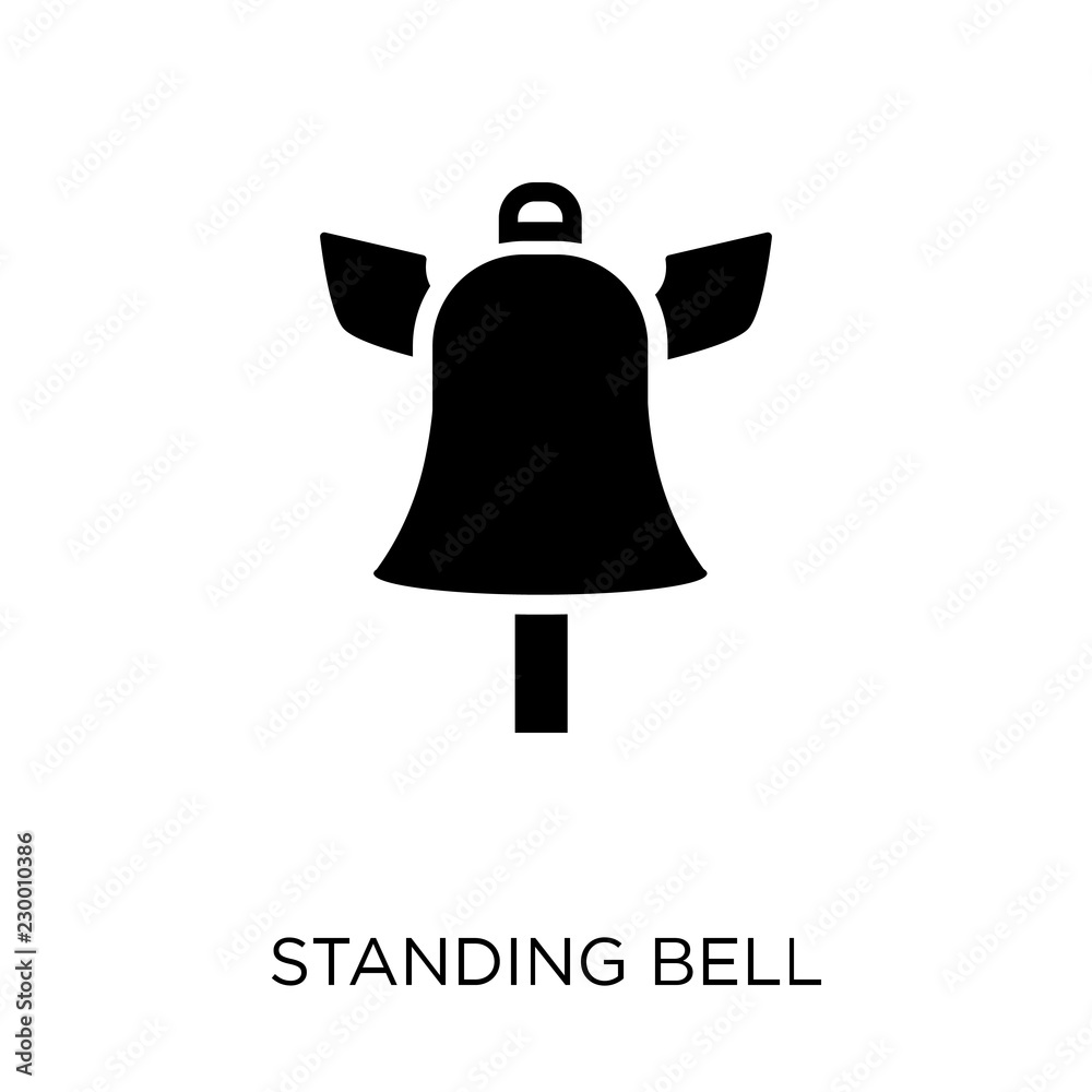 Standing bell icon. Standing bell symbol design from Religion collection. Standing bell icon. Standing bell symbol design from Religion collection.
