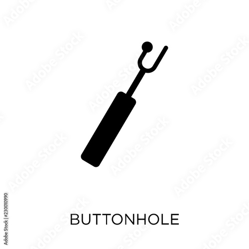 buttonhole icon. buttonhole symbol design from Sew collection.