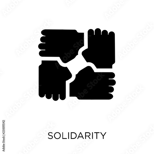 Solidarity icon. Solidarity symbol design from Startup collection.