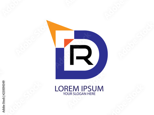 Initial Letter D and R with arrows Design Logo. Graphic Branding Letter Element. Free Download Initial Letter D and R with arrows Design Logo. Graphic Branding Letter Element. - GFXLoad