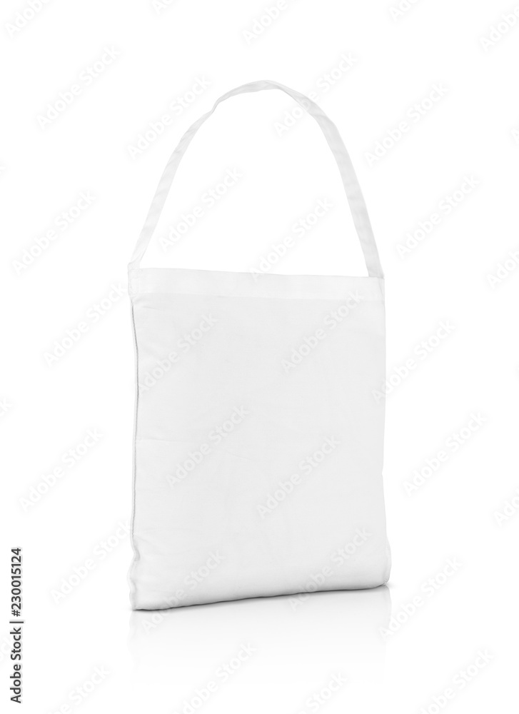 blank white canvas shopping tote bag isolated on white background blank white canvas shopping tote bag isolated on white background