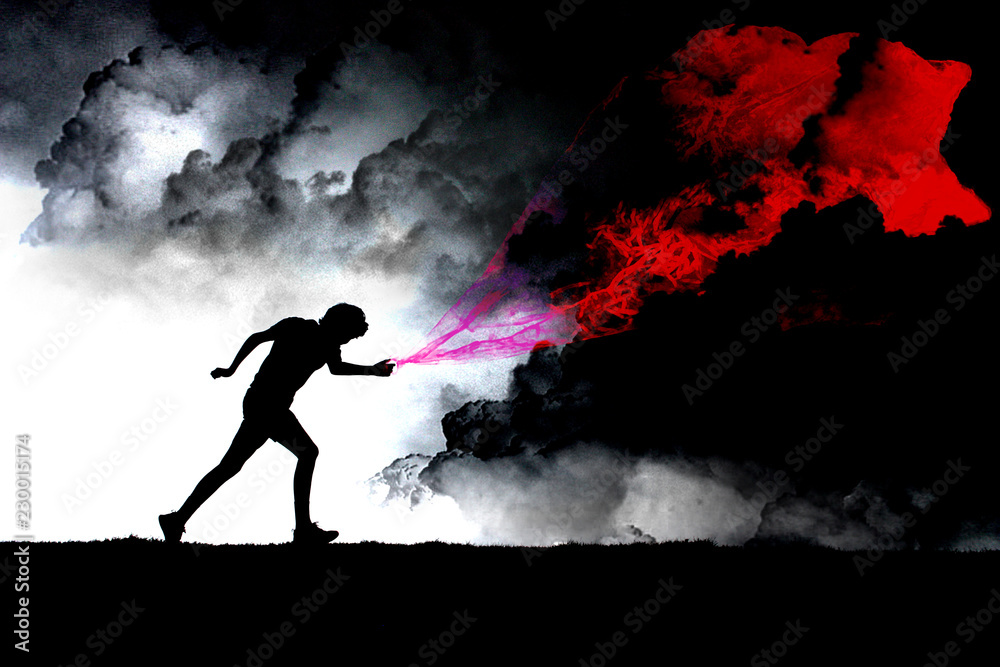 Obraz premium Runaway Boy