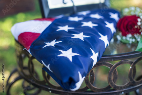 Folded American Flag