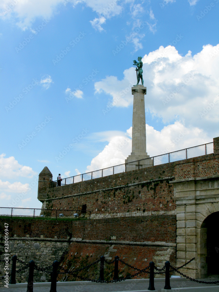 Belgrade - The Victor Monument on Kalemegdan Fortress