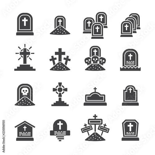 Tomb,Graves icon set