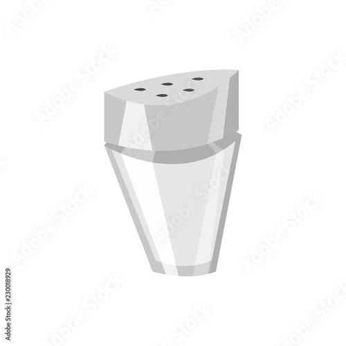 Salt shaker.Cartoon vector illustration.