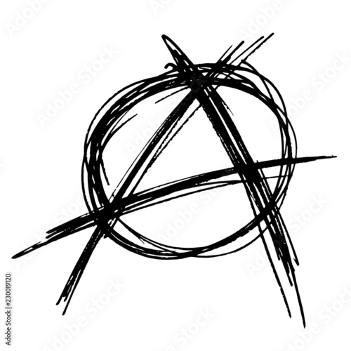 Hand Drawn Anarchy Sign