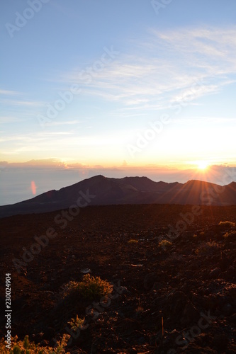 Sunrise from the top of a 12,000 ft peak