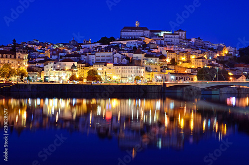 Historic city of Coimbra in Portugal
