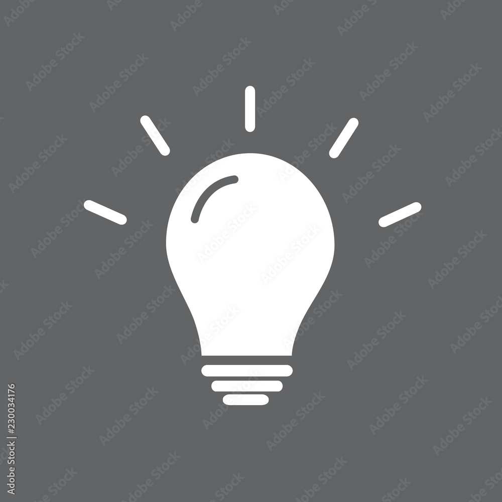 Light Bulb line icon vector, isolated on white background. Idea sign, solution, thinking concept. Lighting Electric lamp. Electricity, shine. Trendy Flat style for graphic design, Web site, UI. EPS Light Bulb line icon vector, isolated on white background. Idea sign, solution, thinking concept. Lighting Electric lamp. Electricity, shine. Trendy Flat style for graphic design, Web site, UI. EPS