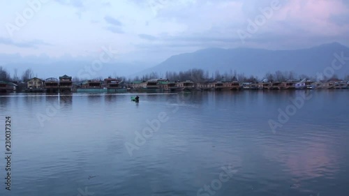 View of a lake in Kashmir, India