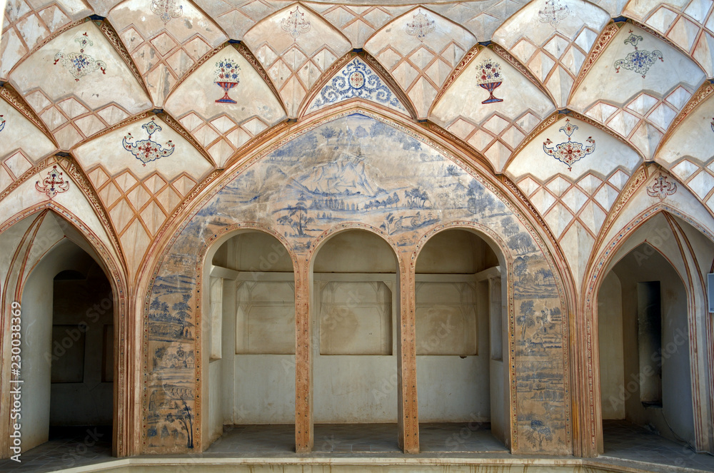Obraz premium Khan-e Tabatabei, Kashan, Iran