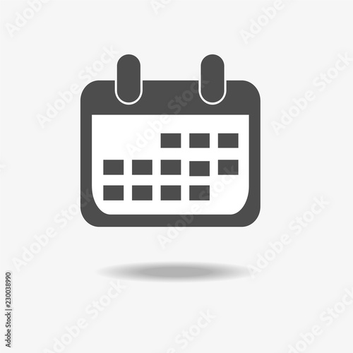 Calendar Isolated Flat Web Mobile Icon