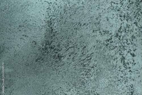 creative aged light blue rough painted metallic surface texture for any purposes.