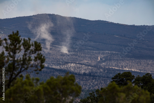 Dollar ridge fire - burn area