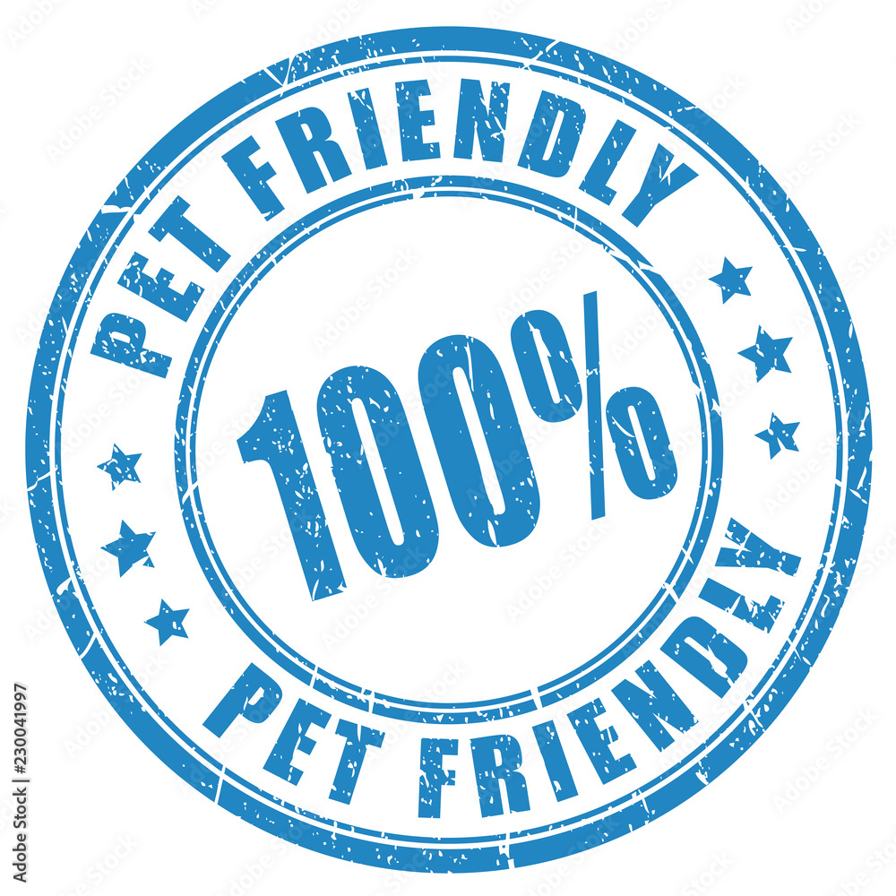 Pet friendly assurance stamp
