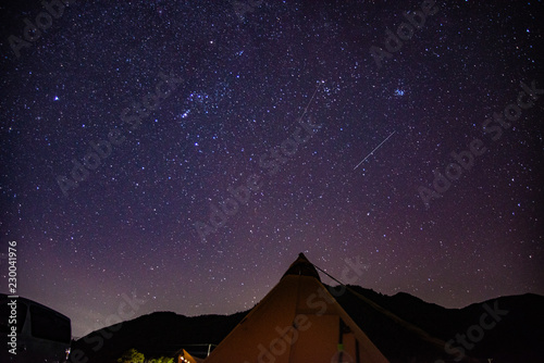 camp at star night