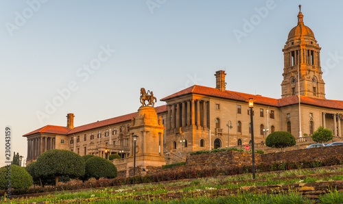 Union Buildings after sunrise, Pretoria, South Africa