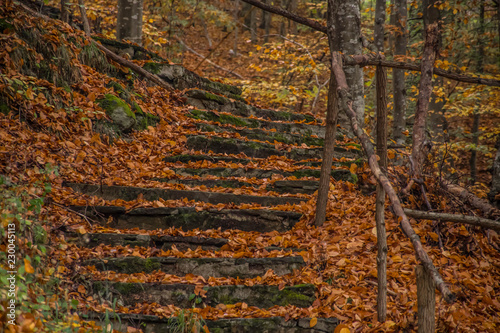 Beautiful autumn landscape from Apriltsi, Bulgaria photo